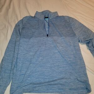 PGA Tour Light Blue Quarter-Zip Pullover